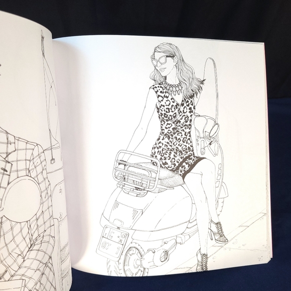 The Look Fashion Coloring Book - Picture 8 of 9